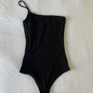 One shoulder bodysuit